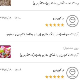 تصویر شکلات لاکچری آدرین انار و هندوانه مخلوط (200گرمی) 