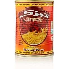 تصویر کنسرو مایه ماکارون 380گرم تبرک (20 عددی) 