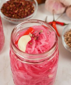 تصویر پیاز تخمیری یک کیلویی Fermented Onion
