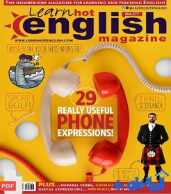 تصویر دانلود PDF مجله انگلیسی Learn hot english شماره 277 (اورجینال) 