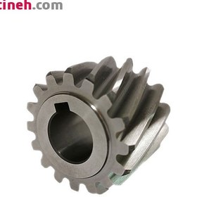 تصویر چرخ دنده (دنده مقابل) مورب 20 دندانه مدول 1.5 برند GAMBINI Gambini Helical Pinion 20 teeth Module 1.5