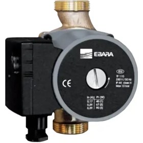 تصویر الکتروپمپ سیرکولاتور خطی 1 و 1/2 اینچ سه سرعته ابارا EBARA مدل MR 53/1.5/180 