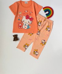 تصویر تیشرت شلوار‌ وارداتی کیتی 