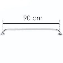 تصویر دستگیره کمکی 90 سانتی متر کروم آرامش سازان 