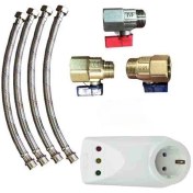 تصویر لوازم نصب پکیج شوفاژ دیواری کامل 