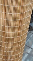 تصویر پرده حصیر سنتی لوخ 5 سانت بافت Hasir