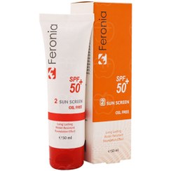 تصویر کرم ضد آفتاب فاقد چربی SPF50 فرونیا 50 میلی لیتر 