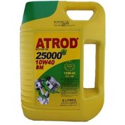 تصویر روغن موتور 40-10W آترود حجم 4 لیتر کیفیت SM مدل Atrod 25000 10w40 