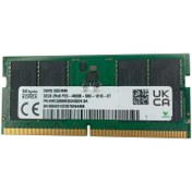 تصویر رم لپ تاپ DDR5 دو کاناله 4800 مگاهرتز CL40 اس کی هاینیکس مدل PC5-4800B-SBO ظرفیت 32 گیگابایت 