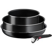 تصویر سرویس قابلمه 4 پارچه تفال مدل tefal ingenio essential L2006502 