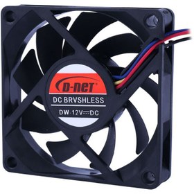 تصویر فن کیس دی نت 7*7 D-net 7*7 Case Fan