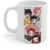 تصویر ماگ طرح انیمه شیطان کش Demon Slayer مدل NM0255 