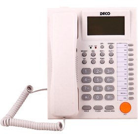 تصویر تلفن رومیزی دکو DECO 839CID درخواست مرجوع کردن کالا در گروه تلفن با دلیل "انصراف از خرید" تنها در صورتی قابل تایید است که کالا در شرایط اولیه باشد (در صورت پلمپ بودن، کالا نباید باز شده باشد).