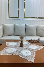 تصویر رومیزی پنج گل دانتل 