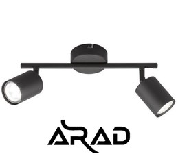 تصویر لوستر خطی .سقفی. دیواری متحرک کد: w103 - 2شاخه w103