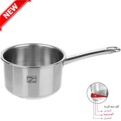 تصویر شیرجوش پارس استیل (سایز 16) Parssteel Steel one-Handle Milk-Pot Size 16