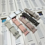 تصویر بند سیلیکونی اپل واچ مدل اوشن دو رنگ 