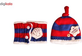 تصویر ست کلاه و شال گردن کودک رجینال مدل Balon ا Reginal Balon Baby Hat And scarf Set Reginal Balon Baby Hat And scarf Set