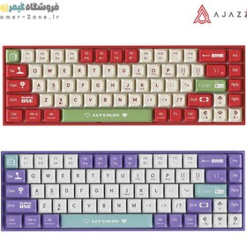 تصویر کیبورد گیمینگ بی سیم / با سیم مکانیکال ایجز مدل AJAZZ AK680 Wired / AK680 Wireless Mechanical Gaming Keyboard 