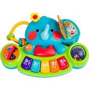 تصویر پیانو فیلی موزیکال هولی تویز مدل 3135 Hola Toys Elephant Keyboard 3135