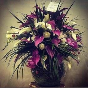 تصویر جام گل شیشه ای کد 622 