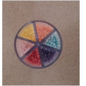 تصویر مروارید 6 رنگ قوطی 