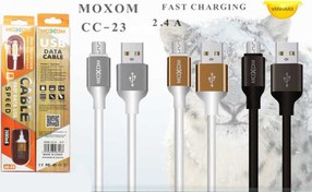 تصویر کابل تبدیل USB به microUSB موکسوم مدل CC-23 