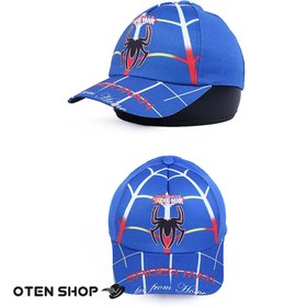 تصویر کلاه بیسبالی پسرانه Spider man - بسته 12 عددی 