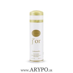 تصویر اسپری دئودورانت زنانه جان وین مدل J’or حجم 200 میل Johnwin J'or Spray For Women 200ml