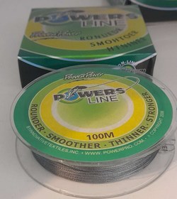 تصویر نخ ماهیگیری پاور لاین ابریشمی 100 متری | 0.6 میلیمتر powerline silk fishing line 100m | 0.6mm