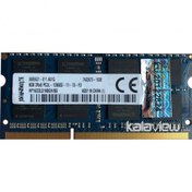 تصویر رم لپ تاپ کینگستون 8GB مدل DDR3L باس 1600MHZ/12800 چین HP16D3LS1KBGH/8G تایمینگ CL11 