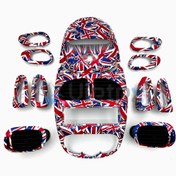 تصویر دکوراتیو ۱۲ تکه ۲۰۶ هیدروگرافی پرچم انگلیس 