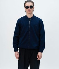 تصویر بامبر جکت سرمه‌ای 