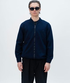 تصویر بامبر جکت سرمه‌ای 