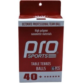 تصویر توپ پينگ پنگ 6 عددي PRO 006 