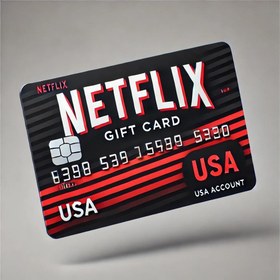 تصویر گیفت کارت نتفلیکس آمریکا | Netflix Gift Cards USA Account 