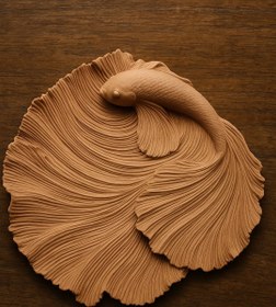 تصویر سینی مزه پلیستر با طراحی ماهی 