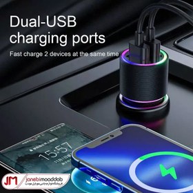 تصویر شارژر فندکی جویروم مدل JR-CL10 Joyroom Charger JR-CL10