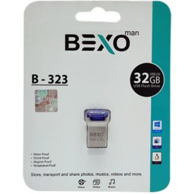 تصویر فلش مموری بکسو مدل B-323 ظرفیت 32 گیگابایت Bexo B-323 Flash Memory 32GB