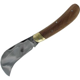 تصویر چاقوی باغبانی پیوندی رستمی دسته چوبی ۱۶ سانتی Gardening knife