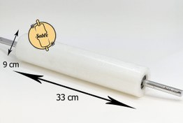 تصویر وردنه تفلون بلبرینگ دار (طول 33 سانتیمتر قطر 9 سانتیمتر) 