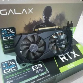 تصویر کارت گرافیک GALAX GTX1660 TI (استوک) با کارتن 