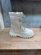 تصویر بوت دخترانه بغل زیپ زیره پی یو قالب استاندارد - مشکی / ۳۵ 