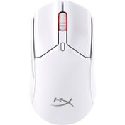 تصویر ماوس بی سیم گیمینگ.Hyperx Pulsefire Haste 2 Mini Wireless Gaming Mouse-White 