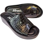 تصویر صندل زنانه یک تکه شیما سنگی زیره قایقی 101 