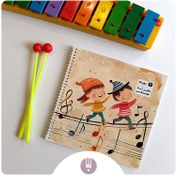 تصویر دفتر نت موسیقی کودک طرح سرودک | موزیساز 