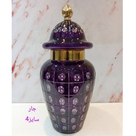 تصویر جار گلدان دکوری کد 21017 