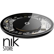 تصویر شارژر وایرلس باسئوس مدل WXJK-B01 ظرفیت ۱۵ وات 