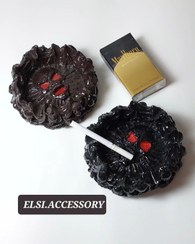 تصویر دکوری سنگی زیرسیگاری اسکلت بزرگ - تکی elsiaccessory