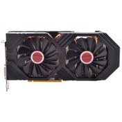 تصویر کارت گرافیک ایکس اف ایکس مدل XFX RX 580 حافظه 8 گیگابایت استوک - با سیستم پلمپ -با کارتن-سری OC+-بسیار تمیز-دارای مهلت تست